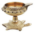 Brass Oil Lamp Deepak On Tortoise 0.095kg
